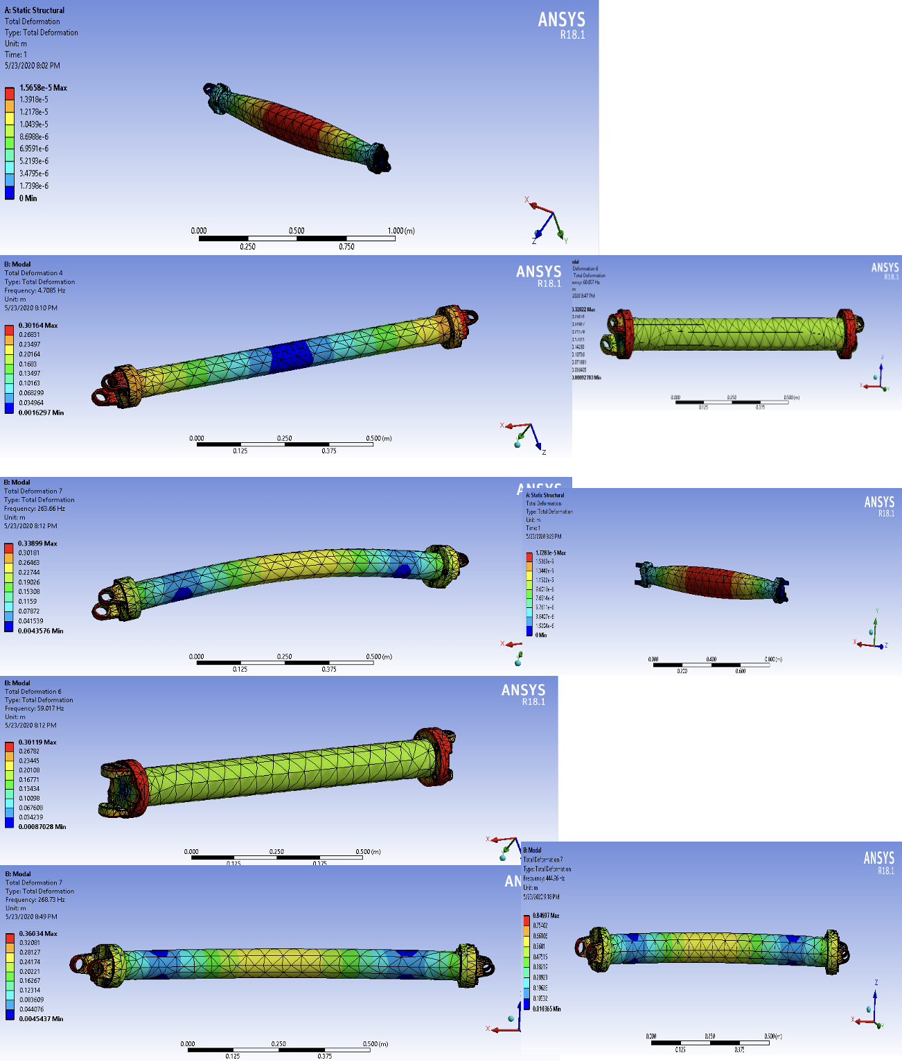 Propeller Shaft Deformation
