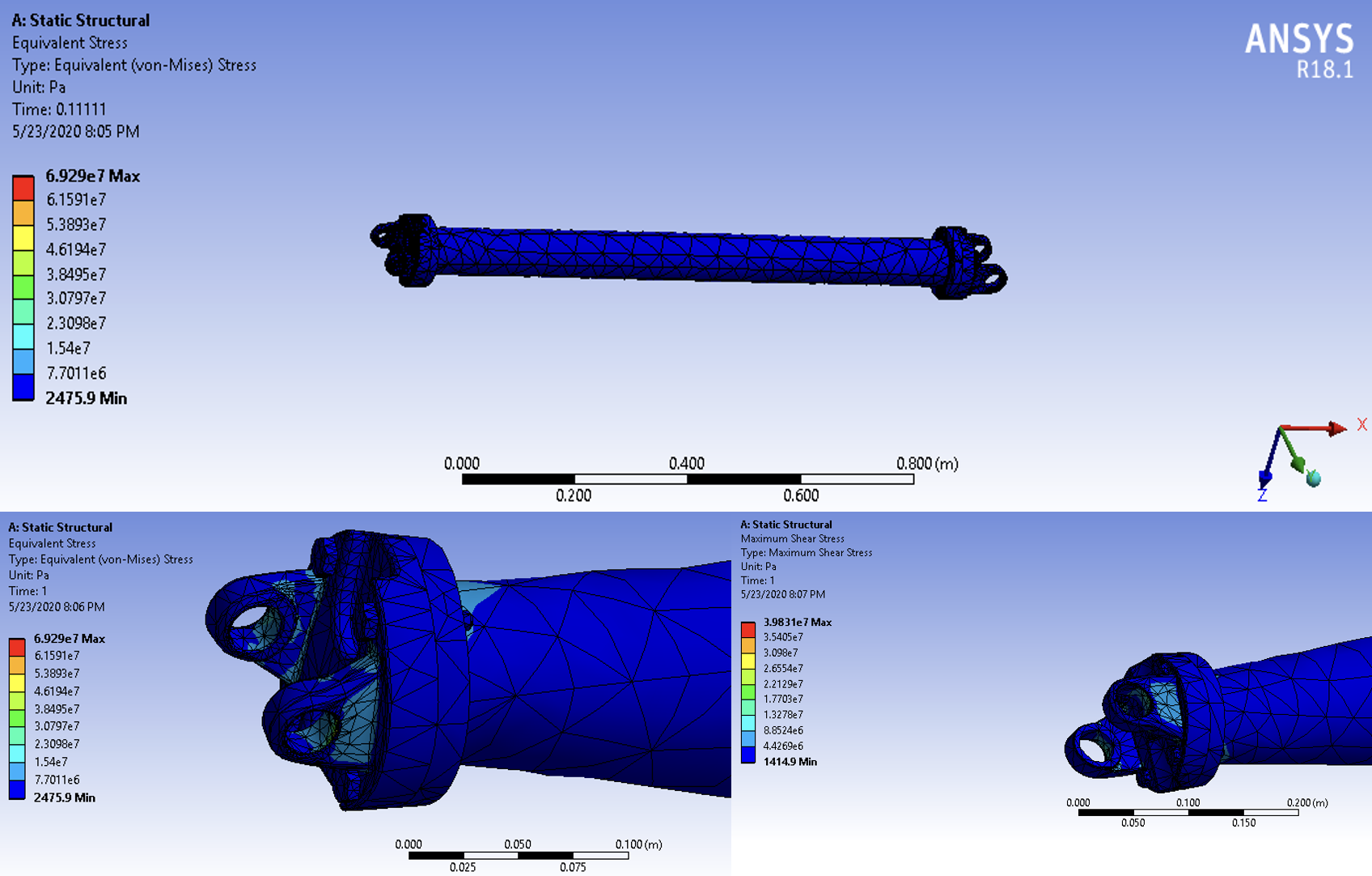 Propeller Shaft Stress